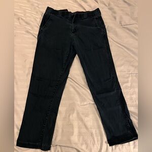 Abercrombie & Fitch 90s modern stretch Navy pant 34x30